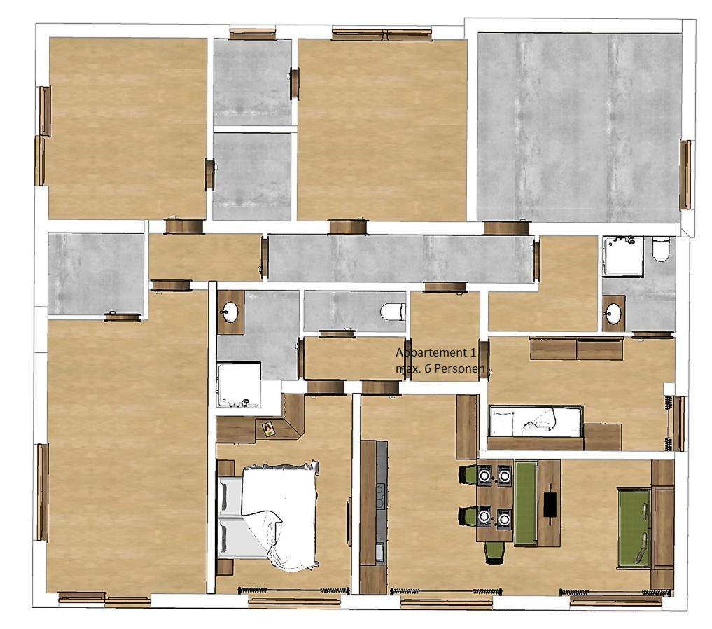 Appartements Alpin ザールバッハ・ヒンターグレム 部屋 写真