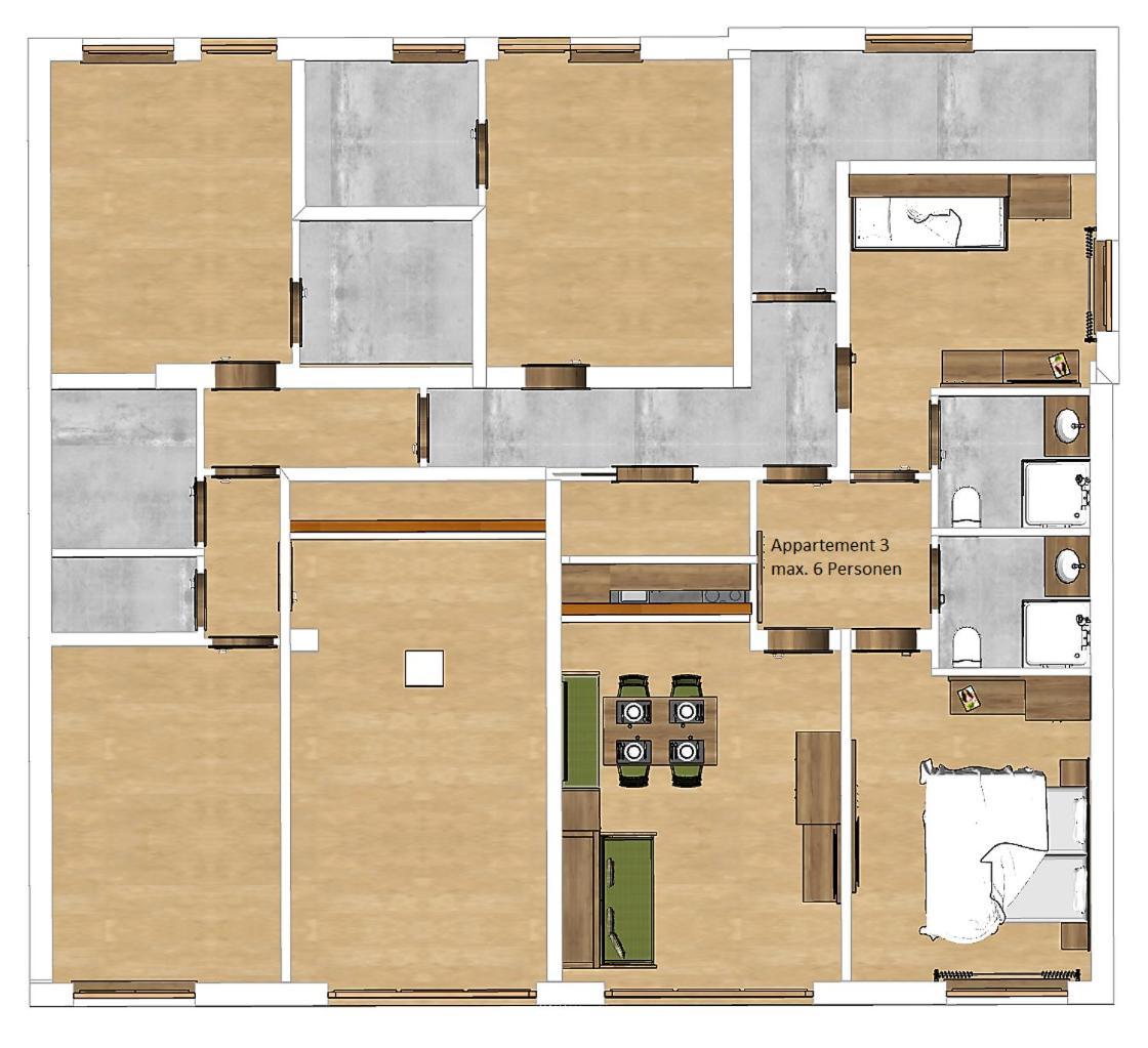 Appartements Alpin ザールバッハ・ヒンターグレム 部屋 写真